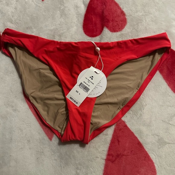 NWT PilyQ Ava Basic  Full Ruched Bikini  Bottom - Picture 8 of 10